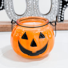 Load image into Gallery viewer, Jack O Lantern Halloween Candle