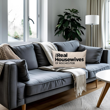 Load image into Gallery viewer, Lumbar Pillow - Real Housewives of Rochester – 18x10"
