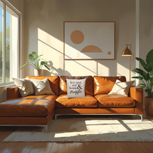 Load image into Gallery viewer, Accent Pillow - Let's just stay home and snuggle
