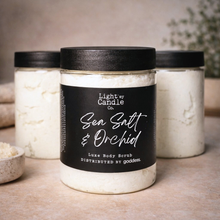 Load image into Gallery viewer, Sea Salt &amp; Orchid- Luxe Body Scrub by Goddess Glow
