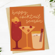 Load image into Gallery viewer, Happy Cocktail Season Greeting Card

