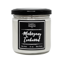 Load image into Gallery viewer, Mahogany Teakwood Soy Candle
