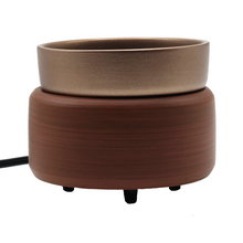 Load image into Gallery viewer, 2-in-1 Candle Warmers - "Pewter Walnut"
